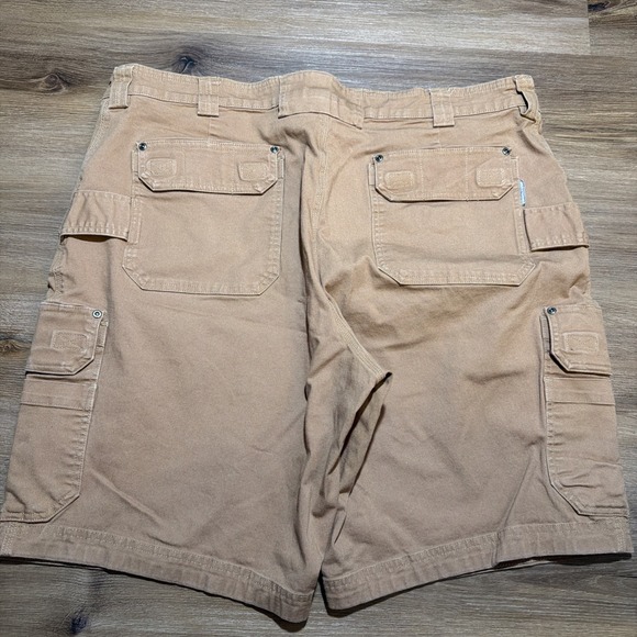 Duluth Trading Co DuluthFlex Fire Hose Ultimate Shorts 44x11 Brown Canvas - Picture 9 of 9